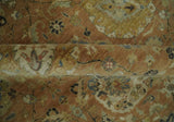 Hand knotted Beige, Ivory and Brown 8x10 Hand knotted Oushak Area Rug