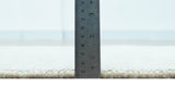Hand Knotted Beige Modern Solid Design Wool And Silk Rug