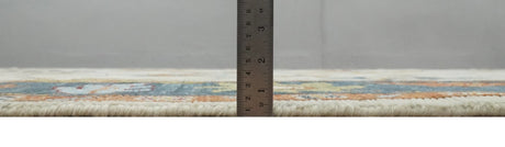 Hand Knotted Beige, Teal and Rust Traditional Oushak Multi size Wool Area Rug