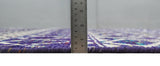 Hand Knotted Blue and White Modern Contemporary Southwestern Tribal Trellis Recycled Silk Area Rug | OP6