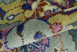 Hand knotted Green And Pink Traditional large design Custom Made wool Area Rug