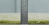 Hand Knotted Green, Ivory and Silver Oriental Traditional Multi Size Wool Area Rug