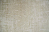 Hand Knotted Ivory and Beige Modern Contemporary Recycled Silk Area Rug