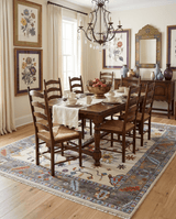 Hand Knotted Ivory and Gray Traditional Oushak Multi Size Wool Area Rug