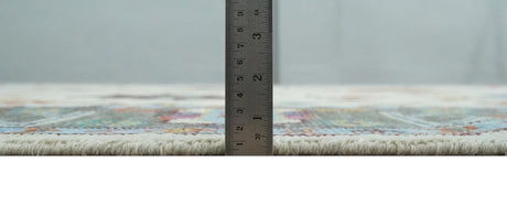 Hand Knotted Ivory and Gray Traditional Oushak Multi Size Wool Area Rug