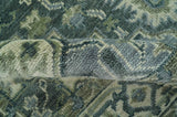 Hand Knotted Ivory, and Shades of Gray Traditional Custom made wool rug