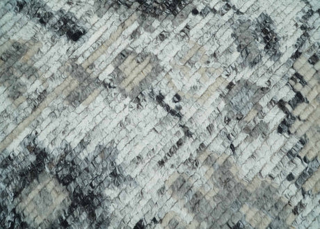 Hand Knotted Ivory, Silver and Beige Traditional Made with Blended Wool Multi Size Rug