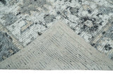 Hand Knotted Ivory, Silver and Beige Traditional Made with Blended Wool Multi Size Rug