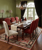 Hand Knotted Traditional Kazak Medallion Rust and Black Wool Area Rug