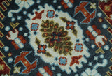 Hand Knotted traditional Oriental Ivory, Rust and Gray wool Area Rug
