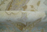 Hand Knotted Traditional Oushak Design Gray And Beige 8x10 Wool Rug