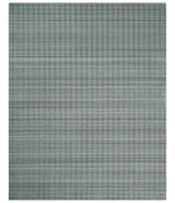 Hand Made 8x10 Modern Stripes Charcoal And Gray Blended Wool Area Rug