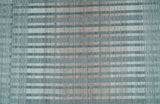 Hand Made 8x10 Modern Stripes Peach, Gray and Silver Blended Wool Area Rug