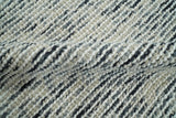 Hand Made Beige and Charcoal Wool Area Rug