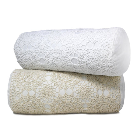 Hand Made Crochet Cotton Neckroll Pillow