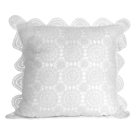 Hand Made Crochet Cotton Pillow Sham Pairs-Pillow Sham-Parc Decor