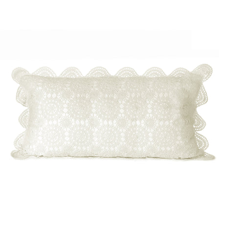 Hand Made Crochet Cotton Pillow Sham Pairs-Pillow Sham-Parc Decor