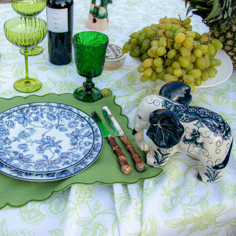 Hand-painted Embera and Nyala Elephants – Pair-Other Table Decoration-Parc Decor