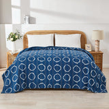 Hand Stitched Block Print Kantha Coverlets-Coverlet-Parc Decor