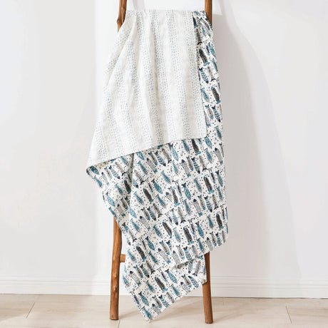 Hand Stitched Block Print Kantha Throws