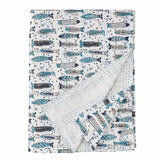 Hand Stitched Block Print Kantha Throws-Throw-Parc Decor