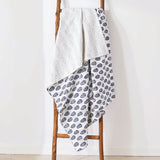 Hand Stitched Block Print Kantha Throws-Throw-Parc Decor