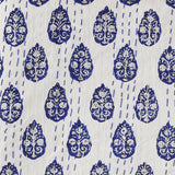 Hand Stitched Block Print Kantha Throws-Throw-Parc Decor