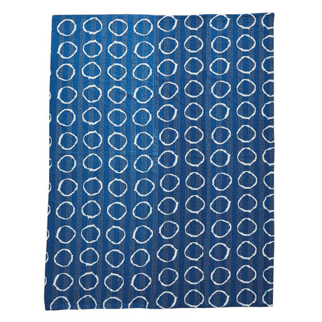 Hand Stitched Block Print Kantha Throws-Throw-Parc Decor