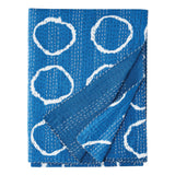 Hand Stitched Block Print Kantha Throws-Throw-Parc Decor