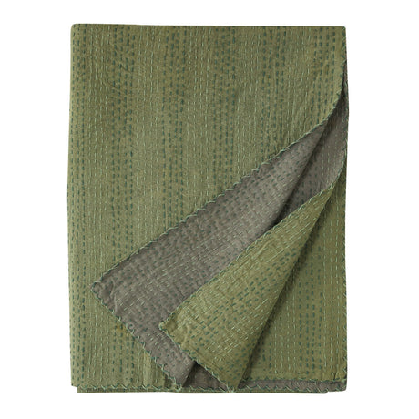 Hand Stitched Reversible Kantha Coverlets