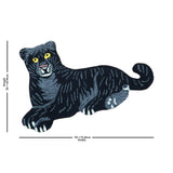 Hand Tufted 2x3 Animal Black Panther Wool Area Rug-Parc Decor