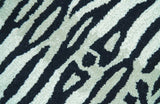 Hand Tufted 3x5 Black And White Animal Tiger Wool Area Rug-Parc Decor