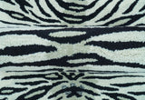 Hand Tufted 3x5 Black And White Animal Tiger Wool Area Rug-Parc Decor