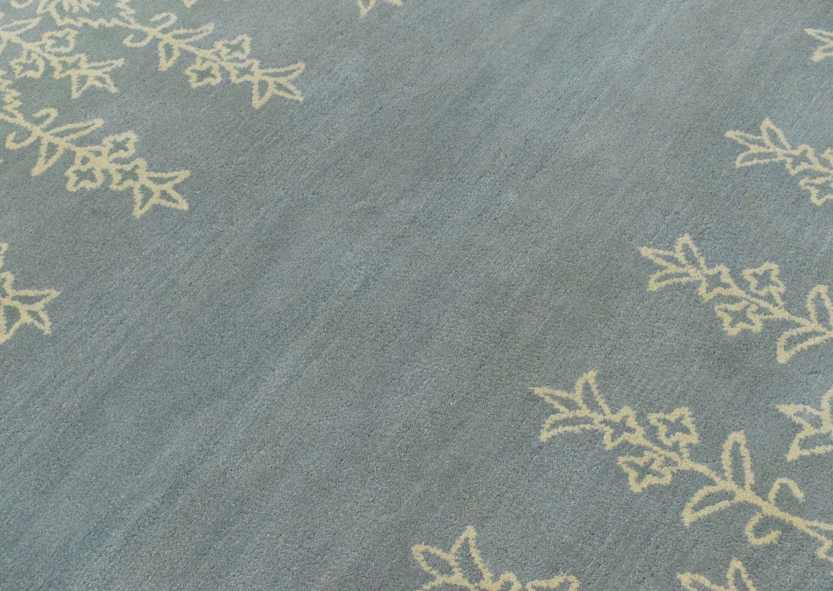 Hand Tufted 5x8 Gray And Beige Modern Style Wool Area Rug