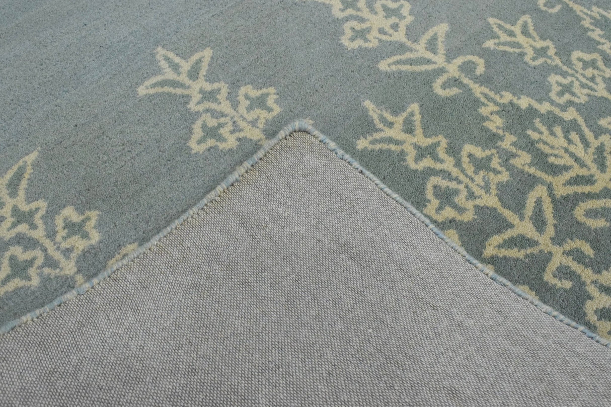 Hand Tufted 5x8 Gray And Beige Modern Style Wool Area Rug