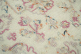 Hand Tufted 5x8 Pink and Beige Wool Textured Loop Area Rug