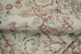 Hand Tufted 5x8 Pink and Beige Wool Textured Loop Area Rug
