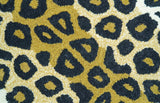 Hand Tufted Animal Leopard Gold And Black 3x5 Wool Area Rug-Parc Decor