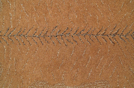 Hand Tufted Animal Lion Brown 2x3 Wool Area Rug-Parc Decor