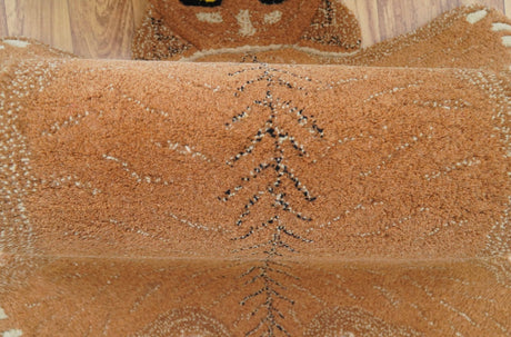 Hand Tufted Animal Lion Brown 2x3 Wool Area Rug-Parc Decor