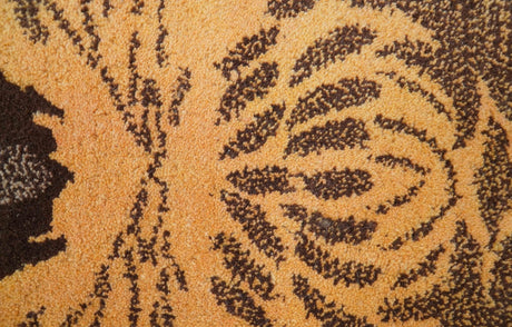 Hand Tufted Animal Monkey Brown 2x4 Wool Area Rug-Parc Decor