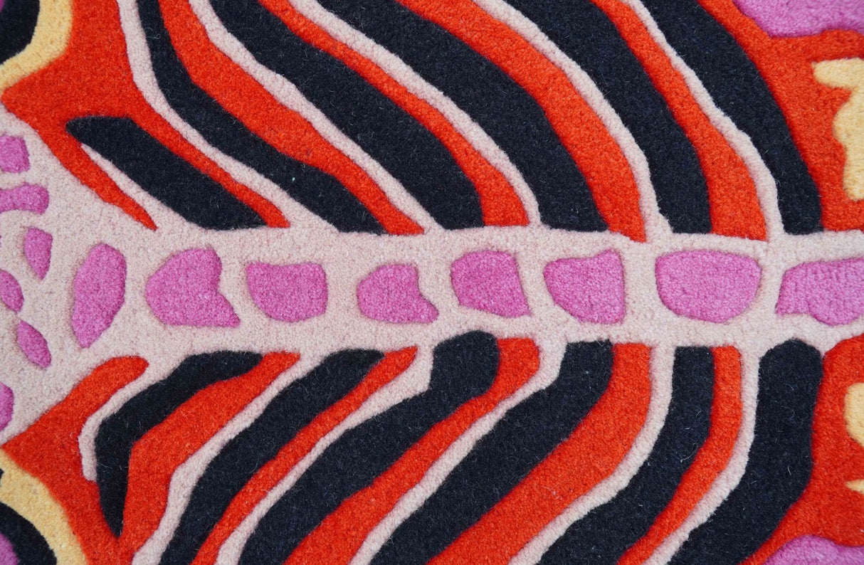 Hand Tufted Animal Tiger Black 3x5 Wool Area Rug-Parc Decor