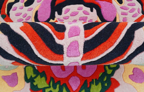 Hand Tufted Animal Tiger Black 3x5 Wool Area Rug-Parc Decor