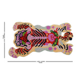 Hand Tufted Animal Tiger Black 3x5 Wool Area Rug-Parc Decor