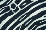 Hand Tufted Animal Zebra Black 3x5 Wool Area Rug-Parc Decor