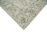 Hand Tufted Beige and Silver Wool Textured Loop 5x8 Area Rug