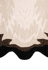 Hand Tufted Black Animal Panda 3x5 Wool Area Rug
