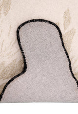 Hand Tufted Black Animal Panda 3x5 Wool Area Rug