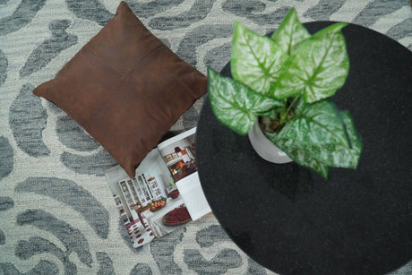 Hand Tufted Contemporary Gray and Silver Wool Area Rug