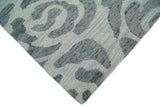 Hand Tufted Contemporary Gray and Silver Wool Area Rug